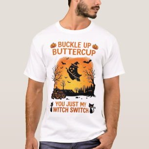 Camiseta Aperte O Cinto Borboleta Dia Das Bruxas Fantasma C