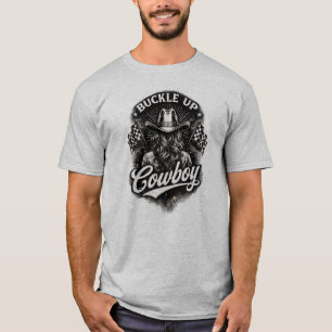 Camiseta Aperte o Cinto Cowboy Retro Western Cowgirl Vintag