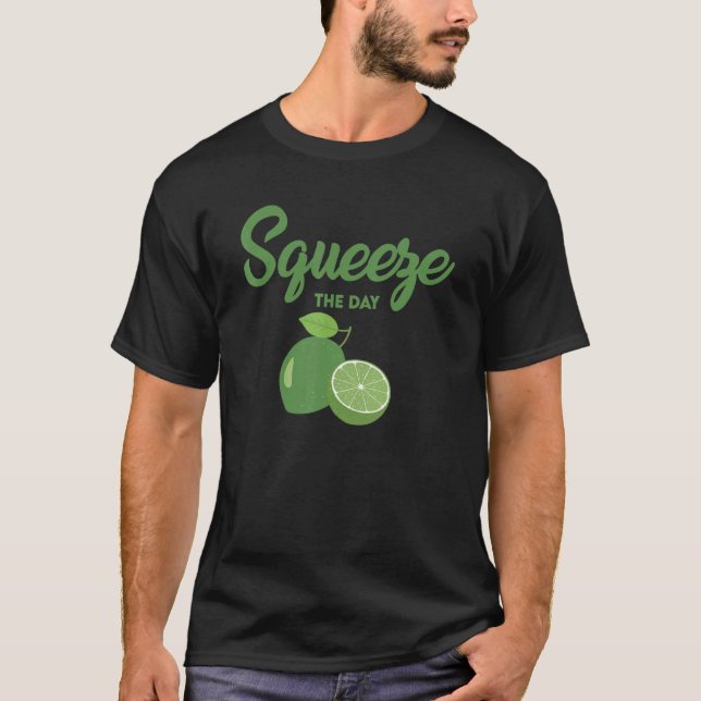 Camiseta Aperte O Dia Legal Fruta De Suco De Limão (Frente)