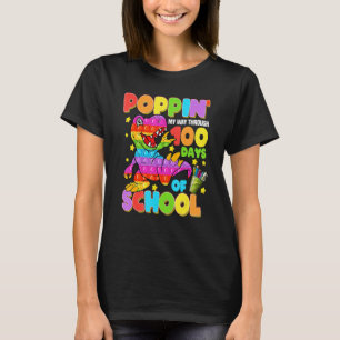 Camiseta Aperte O Meu Caminho Através De 100 Dias De Dinoss