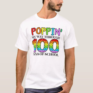 Camiseta Aperte O Meu Caminho Através De 100 Dias De Escol