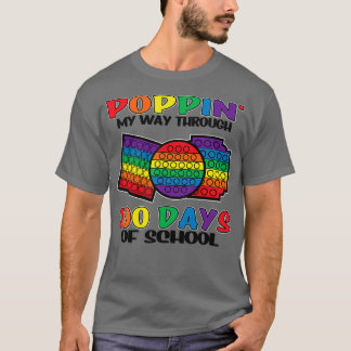 Camiseta Aperte O Meu Caminho Através De 100 Dias De Escola
