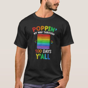 Camiseta Aperte O Meu Caminho Através De 100 Dias Y'all 10