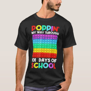 Camiseta Aperte O Meu Caminho Através De 101 Dias De Escola