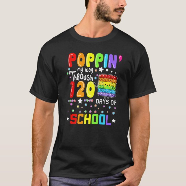 Camiseta Aperte O Meu Caminho Através De 120 Dias De Pop De (Frente)