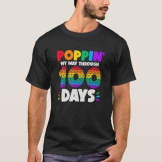 Camiseta Aperte O Meu Caminho Por 100 Dias Engraçado Crianç