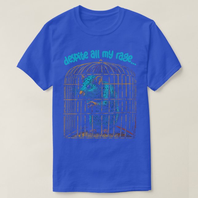 Camiseta Apesar De Toda Minha Raiva, Ainda Sou Um Rato Em U (Frente do Design)