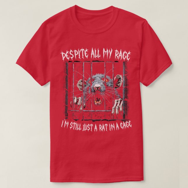 Camiseta Apesar De Toda Minha Raiva, Ainda Sou Um Rato Em U (Frente do Design)