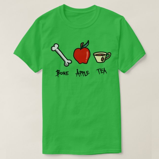 Camiseta Apetite Bon De Maçã Osso (Frente do Design)