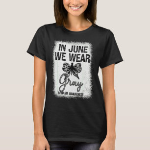Camiseta "Aphasia Awarness Spoonie" Em Junho Vestimos Cinza