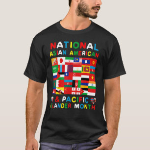 Camiseta API: Patrimônio Asiático da Região do Pacífico e A