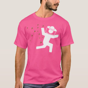 Camiseta Apicultor Perseguido Por Abelhas Apicultor Engraça