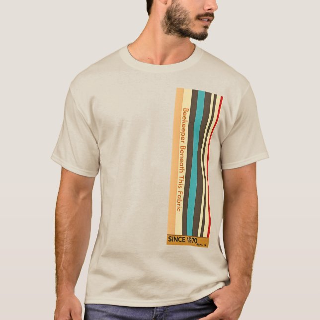 Camiseta Apicultor por baixo deste Tecido - T-shirt engraça (Frente)