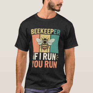 Camiseta Apicultor Se Eu Corro Você Corre Mel Apicultura Ab