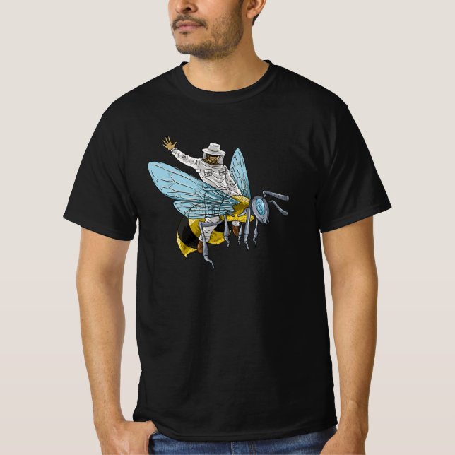 Camiseta Apicultora Em Abelhas De Honeybee Engraçada (Frente)