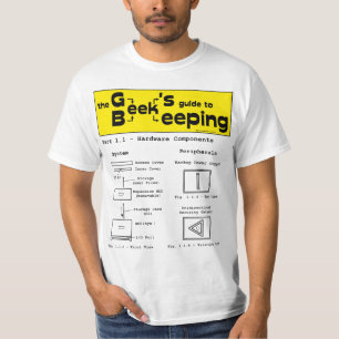 Camiseta Apicultura do geek (hardware) - t-shirt branco