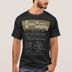 Camiseta Apicultura do geek (que troca cartões) - t-shirt