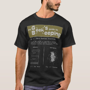 Camiseta Apicultura do geek (vista geral de sistema) -
