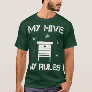 Camiseta Apicultura Engraçada Por Abelhas De Colmeia