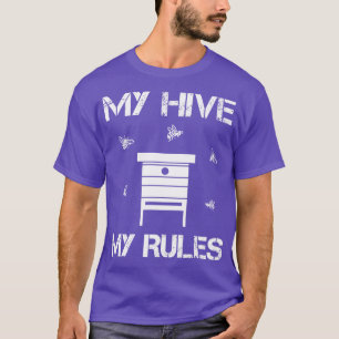 Camiseta Apicultura Engraçada Por Abelhas De Colmeia