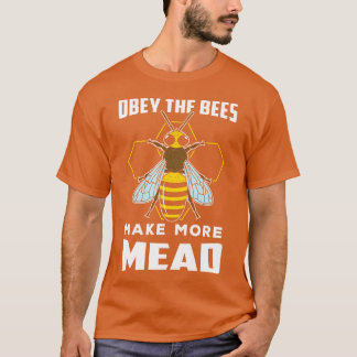 Camiseta Apicultura Obeia As Abelhas Fazem Mais Medo