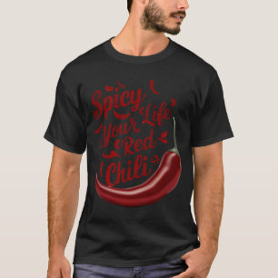 Camiseta Apimente sua vida com pimenta vermelha