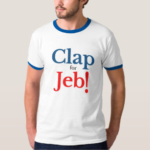 Camiseta Aplauda por favor para o candidato presidencial
