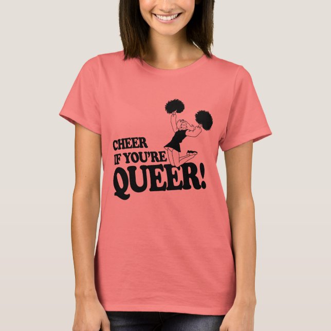 CAMISETA APLAUDA SE VOCÊ É GAY (Frente)