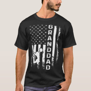 Camiseta Aplaudir Avô Bandeira Americana Liderança de Torci