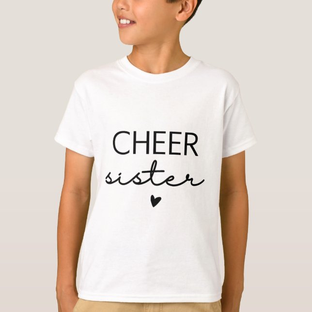 Camiseta Aplaudir Irmã Cheerleading _2  (Frente)