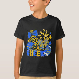 Camiseta Aplaudir Mãe Futebol Dia de Jogo de Cheerleading T