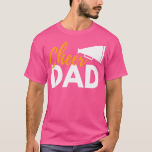 Camiseta Aplaudir Pai Liderança de Torcida Pai de Cheerlead