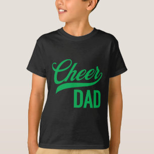 Camiseta Aplaudir Pai Verde Liderança Correspondência Pais