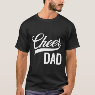 Camiseta Aplaudir Pai Vermelho e Branco Cheerleading Par Co