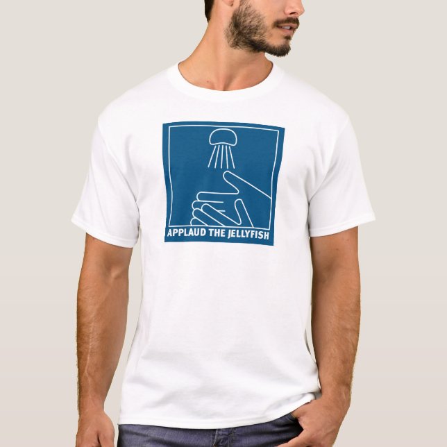 Camiseta aplaudir por águas-vivas (Frente)