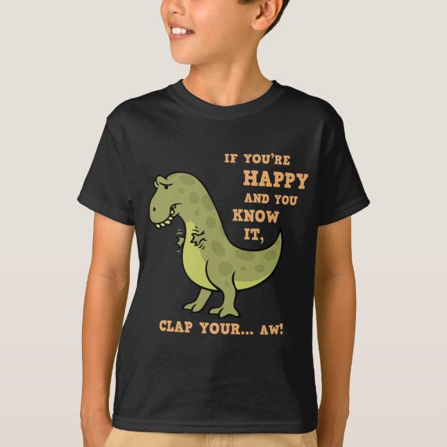 Camiseta Aplauso II de T-Rex (Frente)