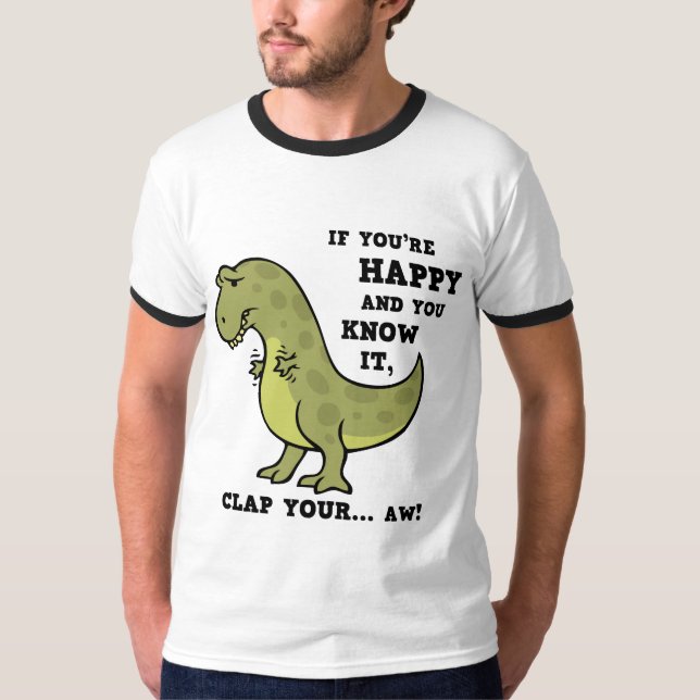Camiseta Aplauso II de T-Rex (Frente)