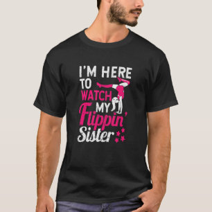Camiseta Aplausos de ginastas que estou aqui para ver minha