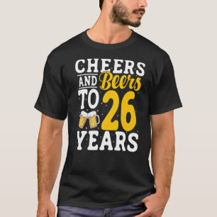 Camiseta Aplausos e cervejas até 26 anos antes do Bebendo 2