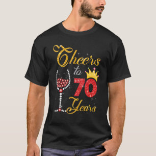 Camiseta Aplausos Para 70 Anos 1952 Diamante De Vinho De An