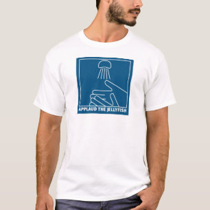 Camiseta aplausos para águas-vivas