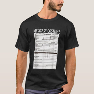 Camiseta Aplicação de Trabalho Engraçado Carinho no Hallowe
