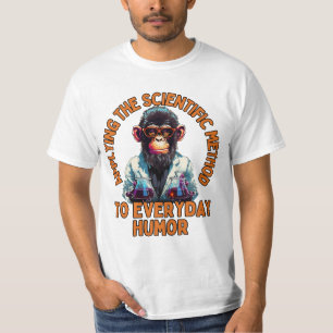 Camiseta Aplicar o Método Científico ao humor do dia a dia.