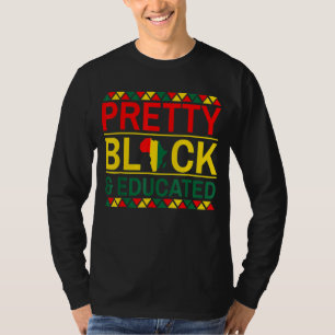 Camiseta Aplicativo bonito Black and Educated Black History