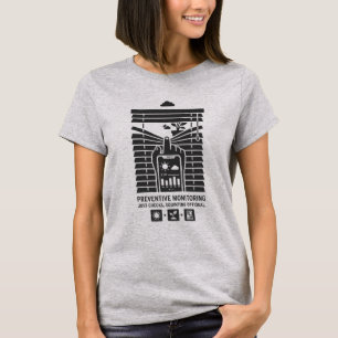 Camiseta Aplicativo de Clima do Jardineiro Divertido Monito