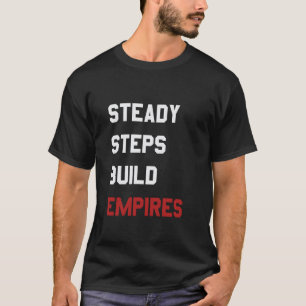 Camiseta Aplicativo de Crescimento Motivacional Passos Firm