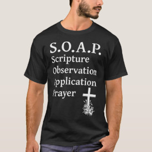 Camiseta Aplicativo de Observação da Escritura do Sabão Cri
