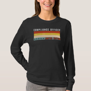 Camiseta Aplicativo de Profissão de Título de Cargo de Ofic