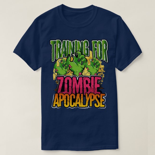 Camiseta Apocalipse do Dia das Bruxas (Frente do Design)