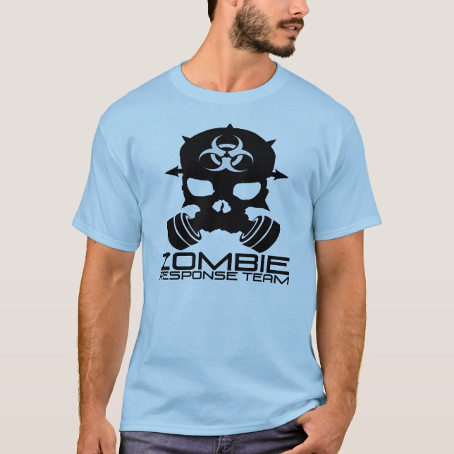 Camiseta Apocalipse do zombi - t-shirt da equipe da (Frente)